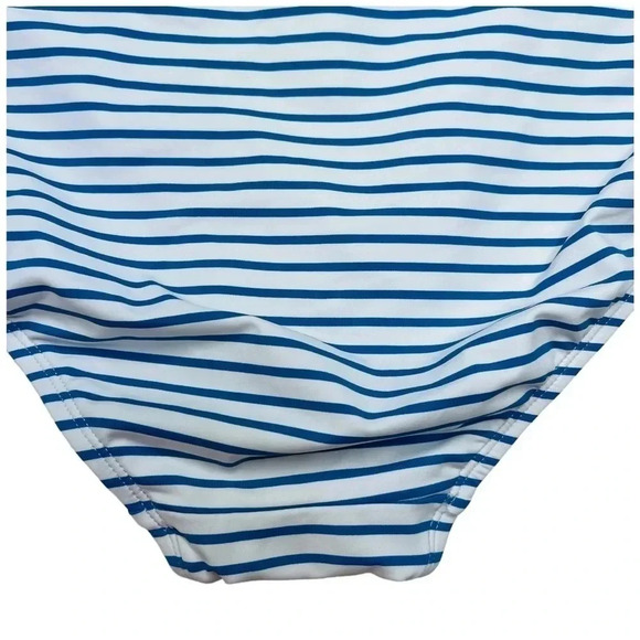 Lauren Ralph Lauren Striped Hipster Womens Bikini Swim Bottom Size 12 - Picture 9 of 10
